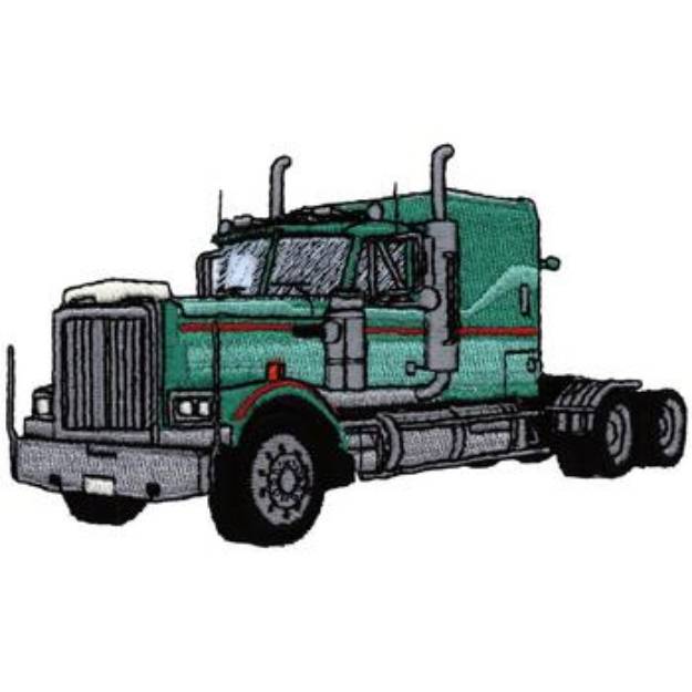Picture of Truck Cab Machine Embroidery Design