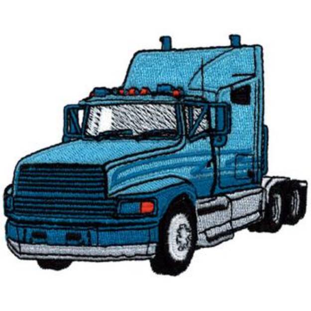 Picture of Truck Cab Machine Embroidery Design