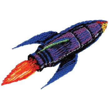 Rocket Machine Embroidery Design