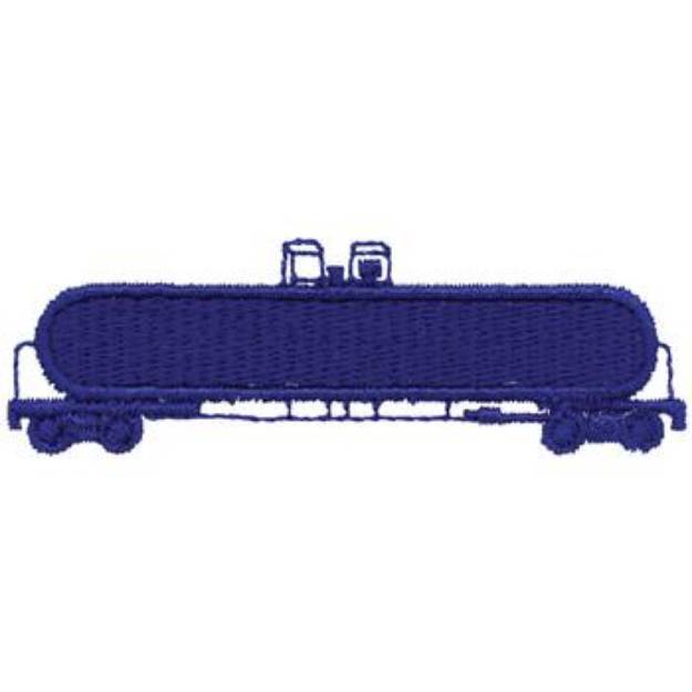 Picture of Tanker Car Machine Embroidery Design