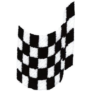 Checkered Flag Machine Embroidery Design