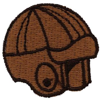 Old Football Helmet Machine Embroidery Design