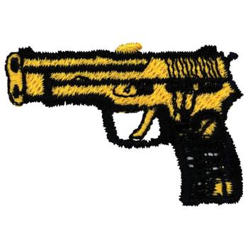 Handgun Machine Embroidery Design