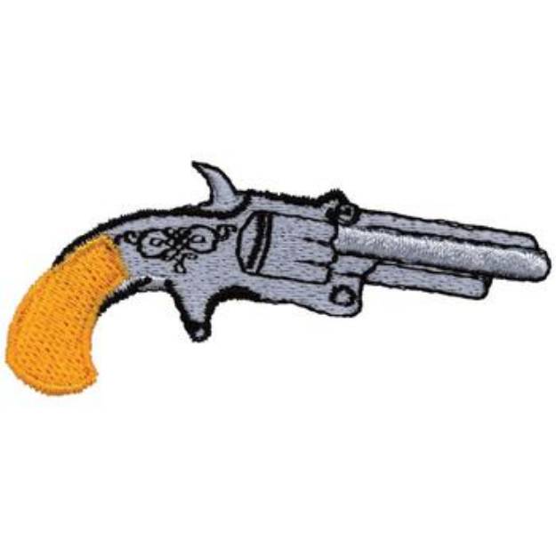 Picture of Western Style Gun Machine Embroidery Design