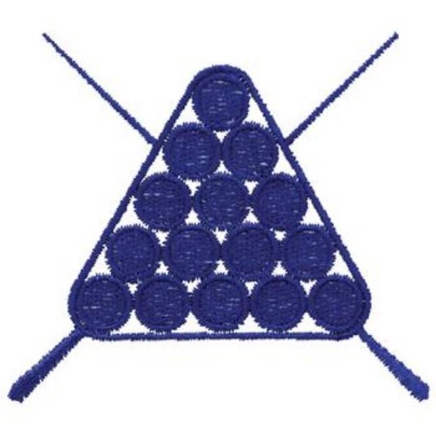 Picture of Billiards Machine Embroidery Design