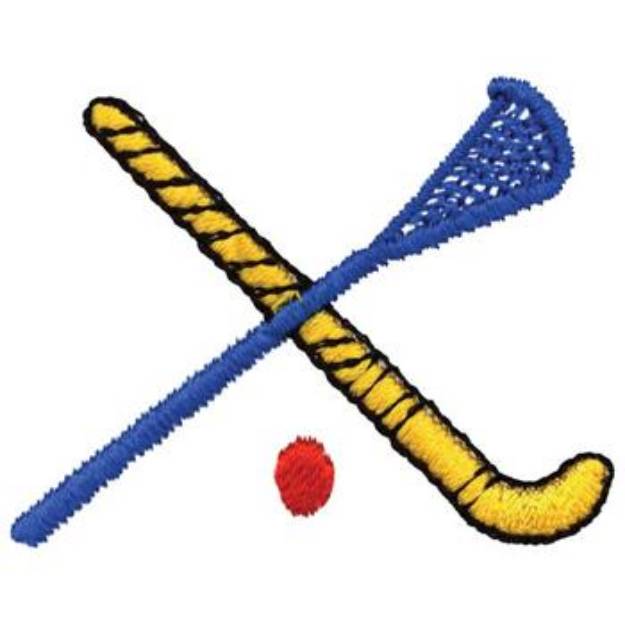 Picture of Lacrosse and Hockey Machine Embroidery Design