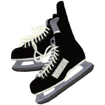 Hockey Skates Machine Embroidery Design