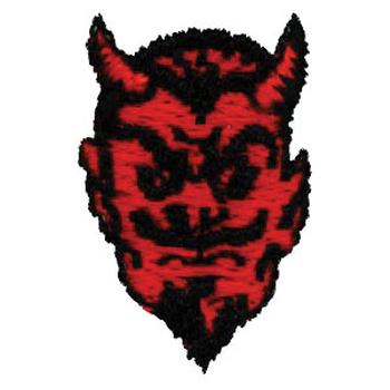 Devil Head Machine Embroidery Design