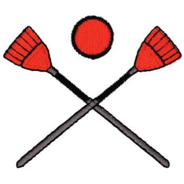 Picture of Broomball Machine Embroidery Design