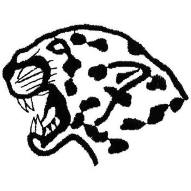 Picture of Leopard Outline Machine Embroidery Design