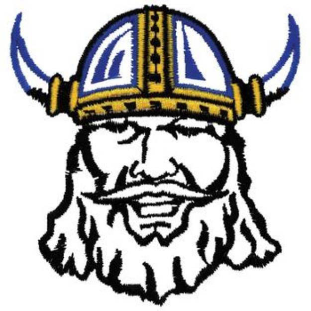 Picture of Viking Outline Machine Embroidery Design