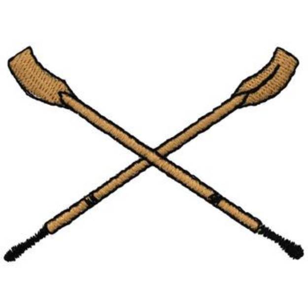 Picture of Rowing Oars Machine Embroidery Design