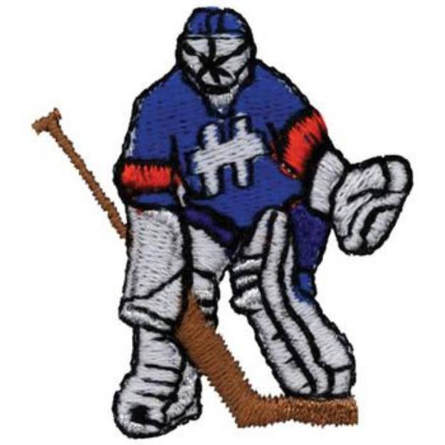 Picture of Goalie Machine Embroidery Design