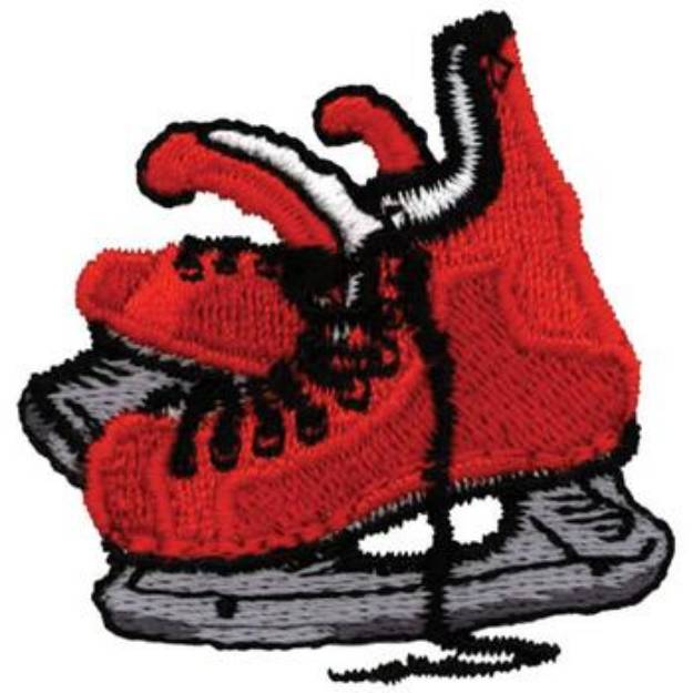 Picture of Skates Machine Embroidery Design