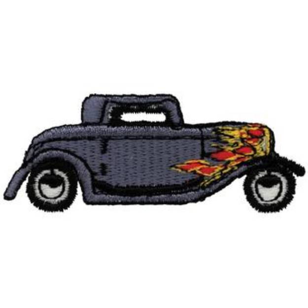 Picture of Old Car Machine Embroidery Design