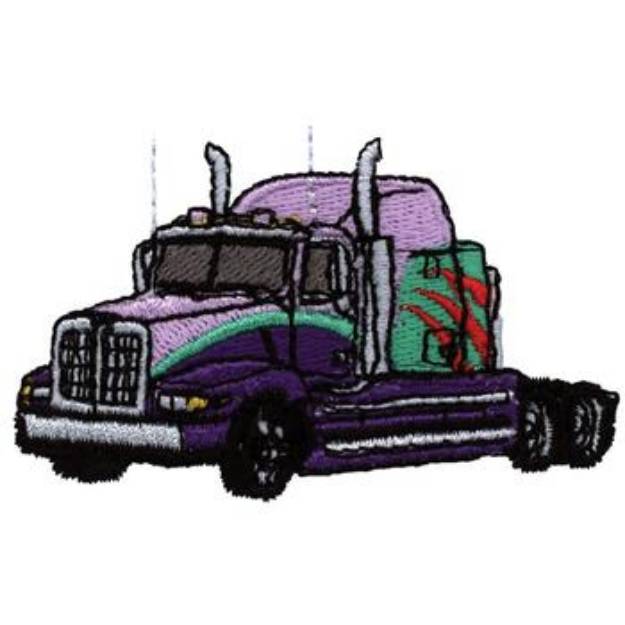 Picture of Big Rig Machine Embroidery Design