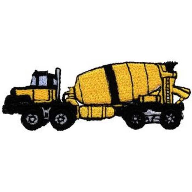 Picture of Cement Truck Machine Embroidery Design