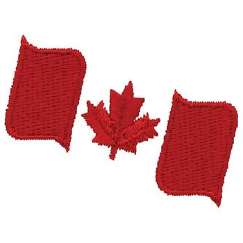 Canadian Flag Machine Embroidery Design