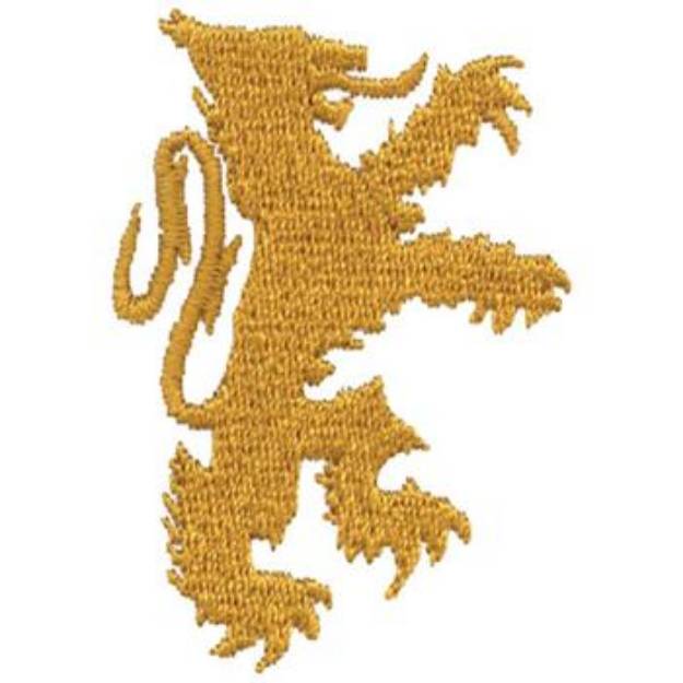 Picture of Heraldic Lion Machine Embroidery Design