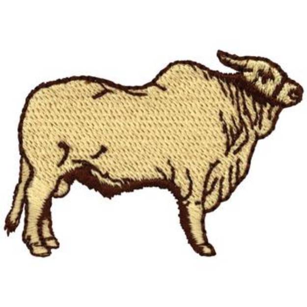 Picture of Brahman Bull Machine Embroidery Design