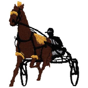 Harness Racer Machine Embroidery Design