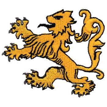 Heraldic Lion Machine Embroidery Design