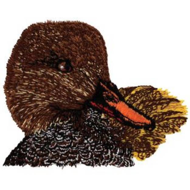 Picture of Duck Head Machine Embroidery Design