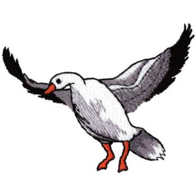 Picture of Snow Goose Machine Embroidery Design