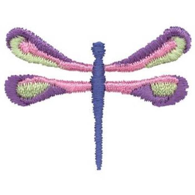Picture of Pastel Dragonfly Machine Embroidery Design