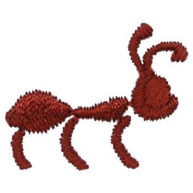 Picture of Brown Ant Machine Embroidery Design