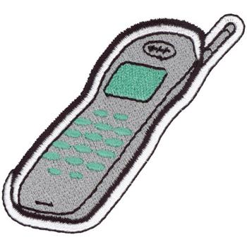 Cell Phone Machine Embroidery Design