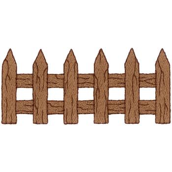 Picket Fence Machine Embroidery Design
