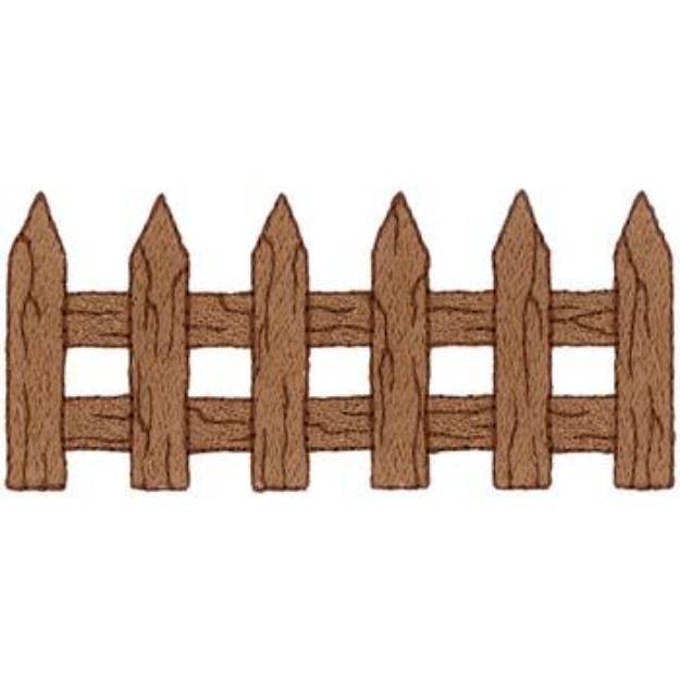 Picture of Picket Fence Machine Embroidery Design
