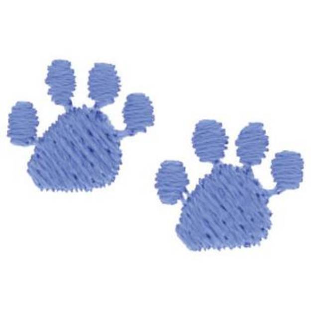 Picture of Cat Paws Machine Embroidery Design