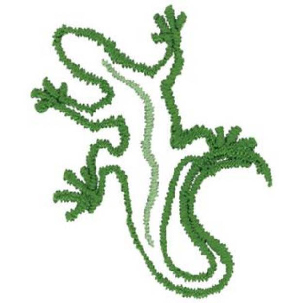 Picture of Gecko Machine Embroidery Design