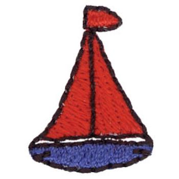 Sailboat Machine Embroidery Design