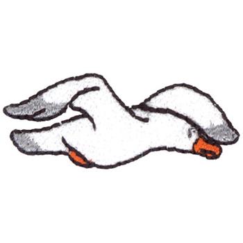 Flying Seagull Machine Embroidery Design