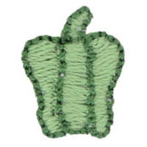 Picture of Green Pepper Machine Embroidery Design