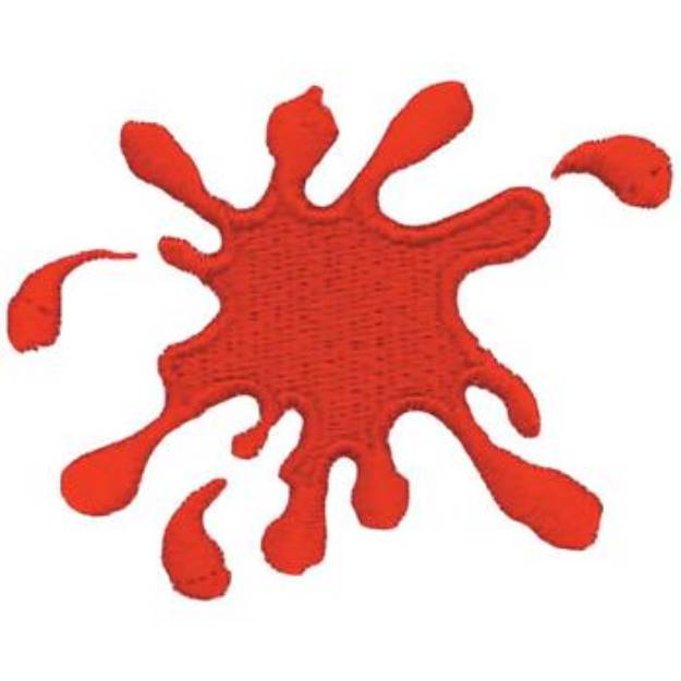 Picture of Splat Machine Embroidery Design