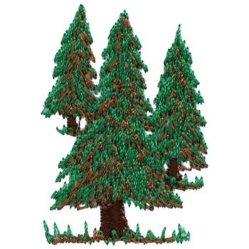 Trees Machine Embroidery Design