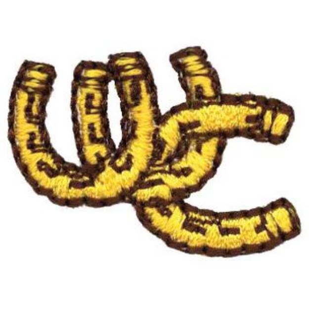 Picture of Three Horseshoes Machine Embroidery Design