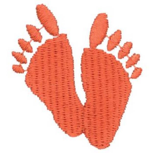 Picture of Walking Feet Machine Embroidery Design