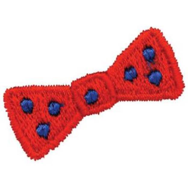 Picture of Bow Tie Machine Embroidery Design