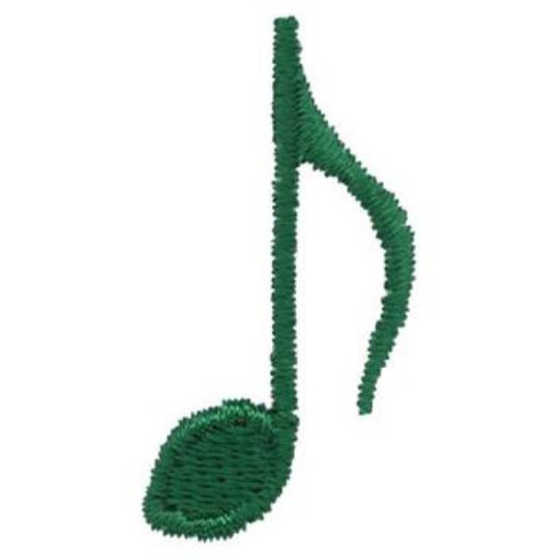 Picture of Eighth Note Machine Embroidery Design