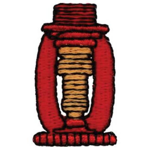 Picture of Fire Sprinkler Machine Embroidery Design