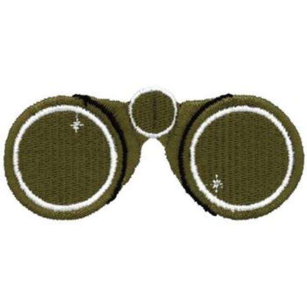 Picture of Binoculars Machine Embroidery Design
