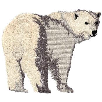 Polar Bear Machine Embroidery Design