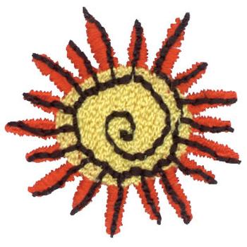 Sun Machine Embroidery Design