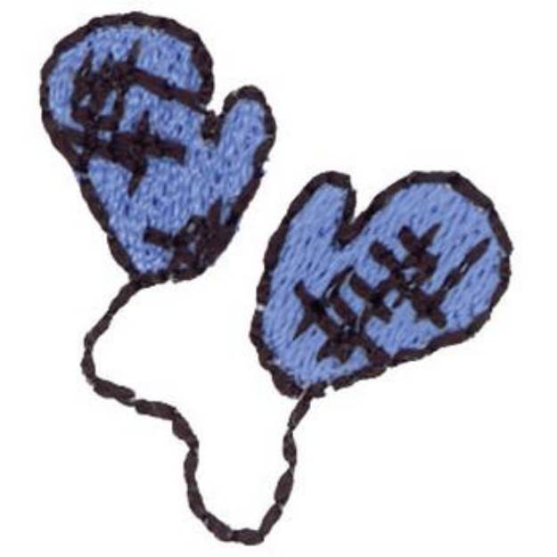 Picture of Mittens Machine Embroidery Design