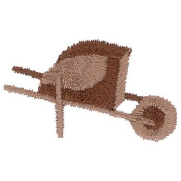Picture of Garden Cart Machine Embroidery Design